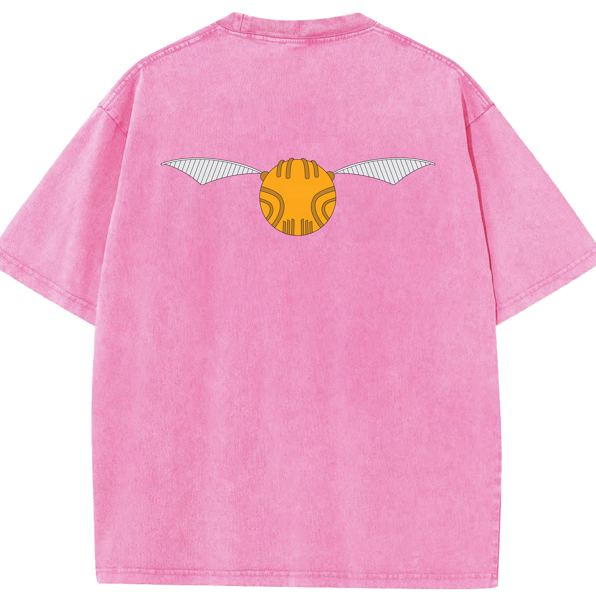 （画像用） Harry Potter ハリー・ポッターシリーズ 綿100% ヴィンテージ風 半袖Tシャツ（背面プリント）
